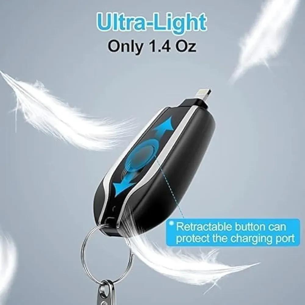 š Key Chain Power Bank ā Compact & Portable Charging Solution