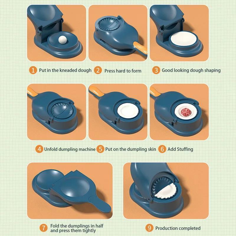 Here’s a complete product description for your 2-in-1 Dumpling Maker Dumpling Mold 🥟