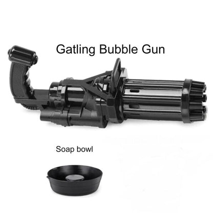 Kids Gatling Bubble Gun Toys Summer Automatic Soap Water Gatling Bubble Machine Children Indoor Outdoor Toy Blower Bubble (random Color)