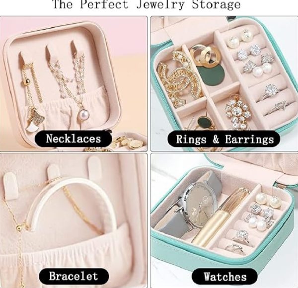 Jewelry Box For Rings Earrings Necklace Bracelets Watch Gift For Women Girls | Jewelry Organizer Box