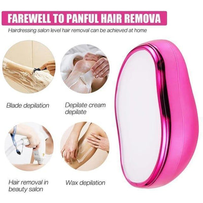 Painless crystal hair removal epilator