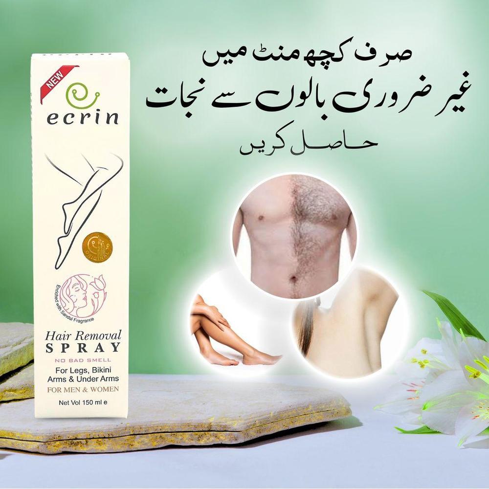 Hair removal spray