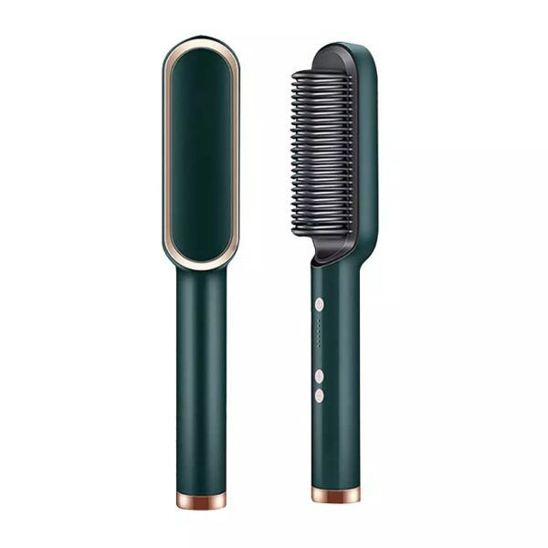 2-in-1 Hair Straightener Brush